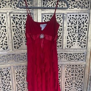 Stunning red cocktail dress